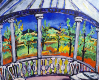 Acryl schilderij, Maya Wildevuur (1944-2023), 2006